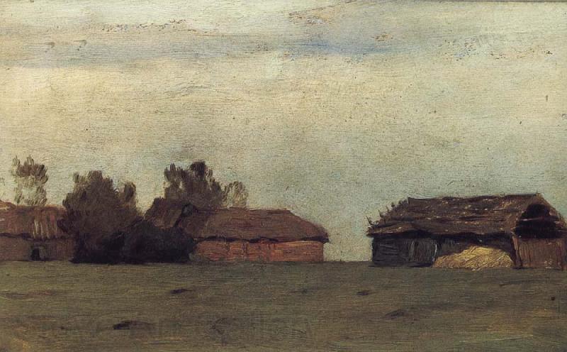 Levitan, Isaak Landscape with Gebauden France oil painting art